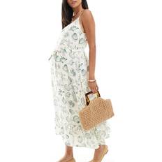 Vero Moda Maternity Afslappet Ankellang Kjole Grøn