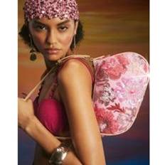 River Island Crossbody Bags River Island Womens Pink Floral Sequin Shoulder Bag