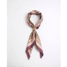 River Island Accessoarer River Island Womens Pink Satin Chain Print Scarf With Ring