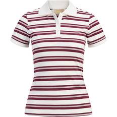 Dame - Lilla Polotrøjer JJXX JXGigi Polo Shirts - Purpur/Hvid