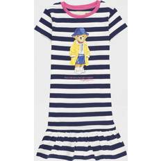 Polo Ralph Lauren Klänningar Polo Ralph Lauren Klänning Marinblå Vitrandig Med Gosedjur