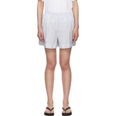 Moncler Trousers & Shorts Moncler Striped Shorts - Blue