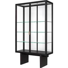 GUBI Private Vitrine Brown Black Stained Oak Glass Cabinet