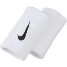 Men - White Wristbands Nike Premier Double-Wide Wristbands - White