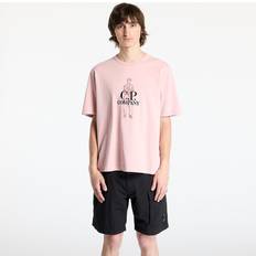 C.P. Company Överdelar C.P. Company Jersey Logo T-Shirt Misty Rose Pink