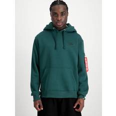 Alpha Industries Kapuzensweatshirt Herren Baumwolle - Grün