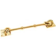 Door Latches & Bolts From The Anvil Polished Brass 8 Inch Cabin Hook
