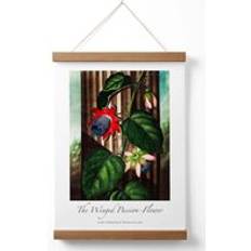 Wood Posters Vintage Floral Exhibition Winged Passion W53cm H75cm Poster