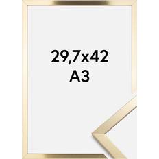Akryl Ramar BGA Trendy Akrylglas Guld 29.7x42 cm A3 Ram
