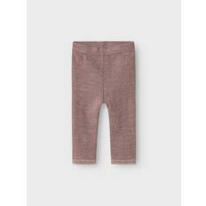 Dam - Rosa Strumpbyxor & Stay-ups Name It Nbfwang Wool Needle Legging Solid Noos - Rosa