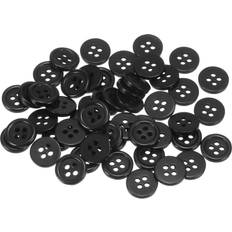 Yarn & Needlework Supplies Uxcell 50pcs 18L Sewing Buttons 15 32" Resin