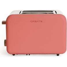 Create Toast Retro Tostapane Fette Larghe Terracotta