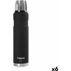 Thermoses on sale ThermoSport Black 1L Insulated Sport Bottles Thermos