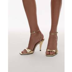 Immy Cone Heel Sandal - Gold