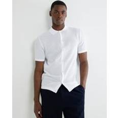 Muscle fit men River Island Muscle Fit Textured Shirt - White