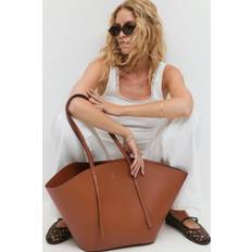Gina Tricot Wide Shopper Bag Axelremsväska - Beige