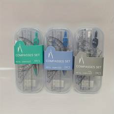 Rulers Temu 7pcs Durable Metal Compass Set