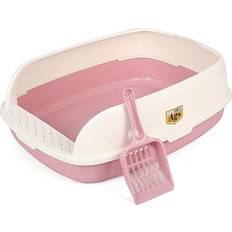 Temu Enclosed Cat Litter Box With Scoop