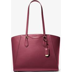 Michael Kors Large Leather Tote Bag - Purple