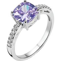 Lila Ringar Stroili Dam Silver Och Lila Ring
