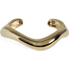 Pieces Smycken Pieces Pcmilla Bracelet Cuff PP Dam Bangles - Gold Colour