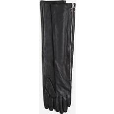 H&M Long Leather Gloves - Black