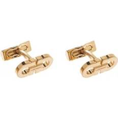 Ferragamo Men Double Gancini Cufflinks - Gold