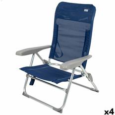 Aktive Strandstol Marinblå 47 x 89 x 56 cm
