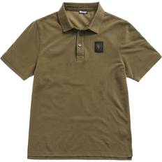 Blauer USA Bomull Green Shield Logo Pikétröja -