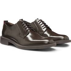 Herr Derby HUGO Leather Derby Shoes With Logo Detail