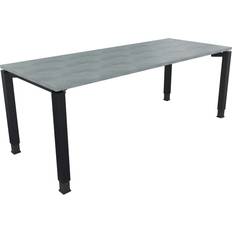 Möbler Soennecken Vierfuß Quadratrohr B2000xT800xH680-820 Schreibtisch