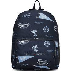 Tommy Hilfiger Dame Rygsække Tommy Hilfiger Ess Printed Essential Logo Print Backpack - Space Blue