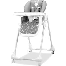 High Chair With Wheels Rabbit Grey