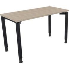 Möbler Soennecken Vierfuß Rundrohr B1200xT600xH680-820 Schreibtisch