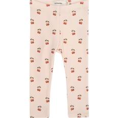 Sølv Undertøj Lil'Atelier Nbflavo Elf Slim Leggings - Oliven/Lyserød/Mørkerød