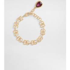 Guld - Krystal Armbånd Dolce & Gabbana Armbånd Med Skinnende Krystaller Gul