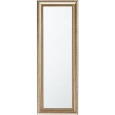 Akryl Speglar Beliani Aurillac Spegel 51 cm Guld Glas Väggspegel