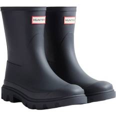 Hunter Mens Downpour Short Wellington Boots - Navy