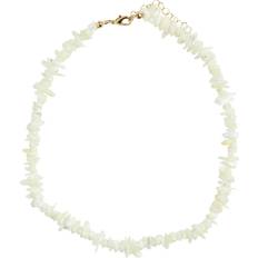 Pieces Halsband Pieces Pcloline Necklace - Vit