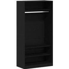 vidaXL Svart Ek 100 x 50 x 200 cm Garderob