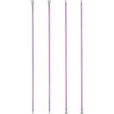 Yarn & Needlework Supplies Uxcell 4pcs 4mm Aluminum Knitting Needle 13.8 Inch
