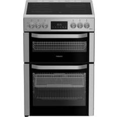 Hotpoint HDE6VDCASX 60cm Double Oven Electric Cooker