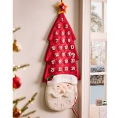 Advent Calendars Dibor Luxury Jolly Santa Handing Christmas Advent Calendar