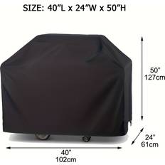 Temu Outdoor Bbq Grill Cover Waterproof Weather Resistnt