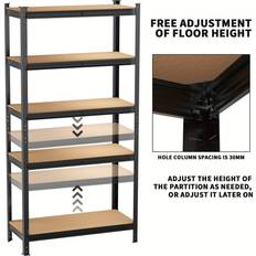 Temu 5-Tier Heavy Duty Garage Unit Shelving System