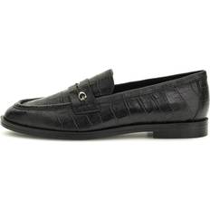 Guess Moccasins Guess Genuine Leather Moccasin - Black