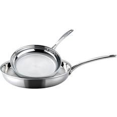 Medföljande lock Stekpannor Scanpan Fusion 5 Stekpanneset 20+28 cm Rostfritt Stål med lock