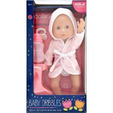 Baby Dribbles 30cm Drinking And Wetting Doll With Accessories