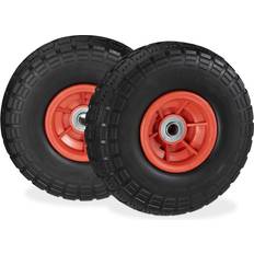 2x Puncture-Proof Sack Truck Wheel