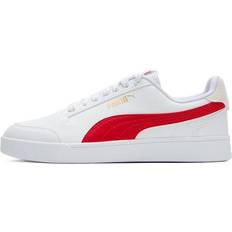 Puma Shuffle White Red Gold
